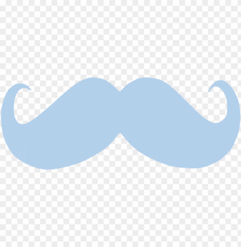 blue mustache clipart - baby blue mustache PNG graphics with clear alpha channel