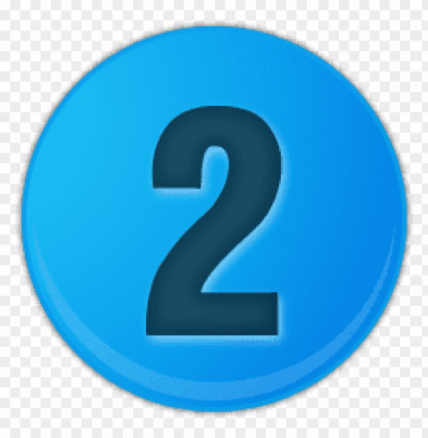 Blue Number 2 In Circle PNG Images With Transparent Canvas Assortment