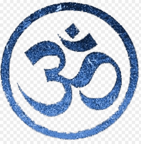 blue om mantra PNG with Isolated Object and Transparency PNG transparent with Clear Background ID eea70040