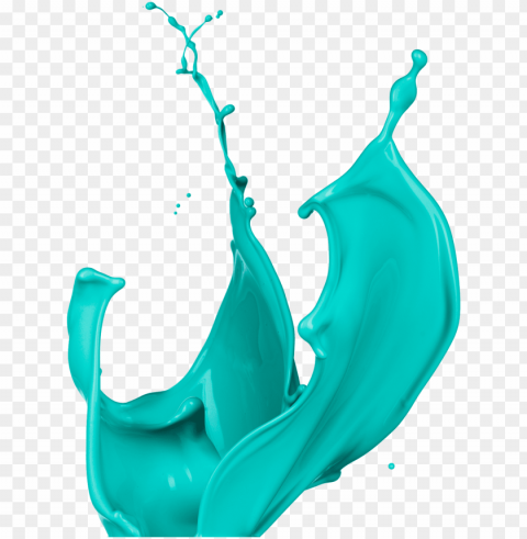 blue paint google pinterest - paint splash 3d Isolated Illustration in HighQuality Transparent PNG