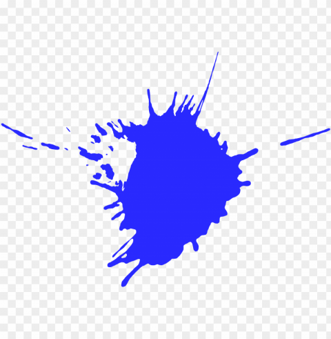 blue paint splash PNG Graphic with Clear Isolation