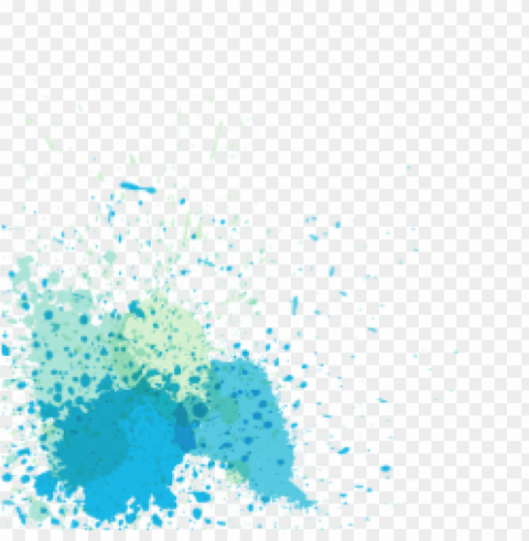 blue paint splash PNG Graphic with Isolated Clarity