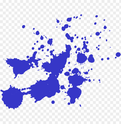 blue paint splash PNG Graphic with Isolated Transparency