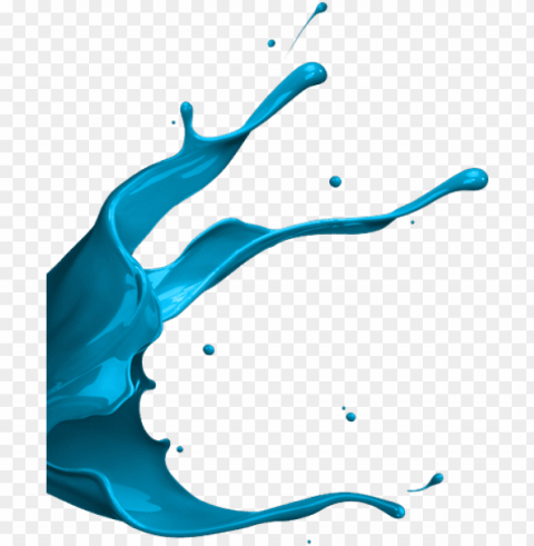 blue paint splash PNG graphics
