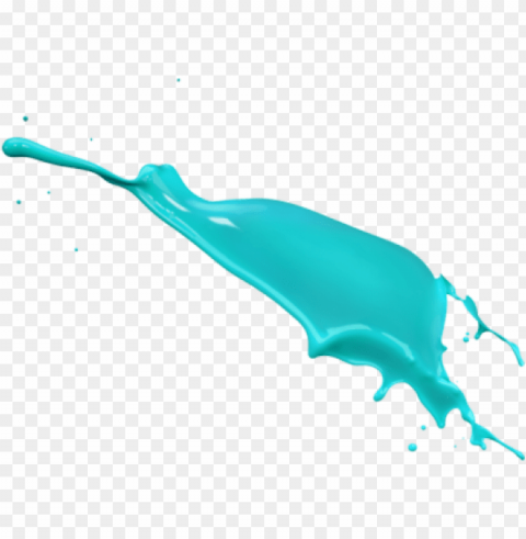 Blue Paint Splash PNG Graphics With Alpha Channel Pack