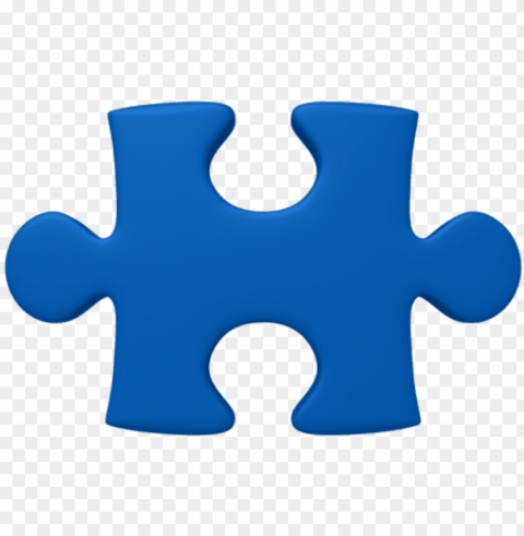 blue puzzle piece - autism puzzle piece PNG free download
