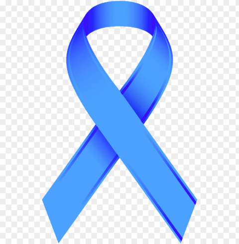 Blue Ribbon Hd - Adhd Awareness Ribbon PNG File Without Watermark