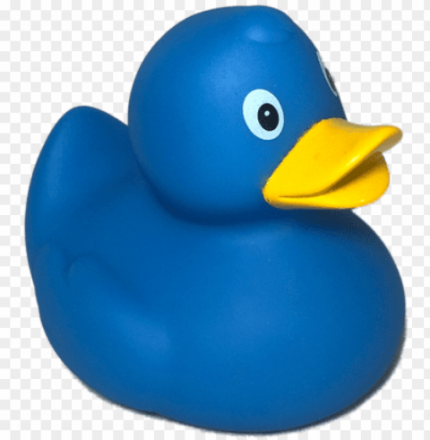 blue rubber duck PNG with alpha channel