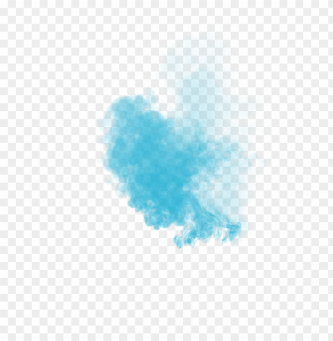 blue smoke effect Clean Background Isolated PNG Graphic Detail