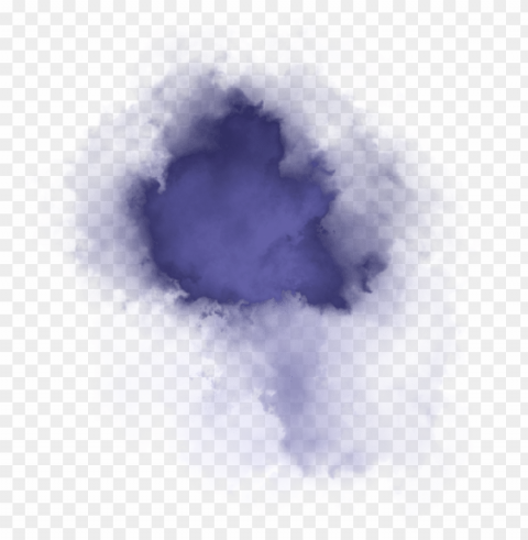 blue smoke effect Isolated PNG on Transparent Background