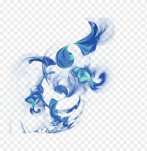 blue smoke effect Isolated Subject in HighQuality Transparent PNG