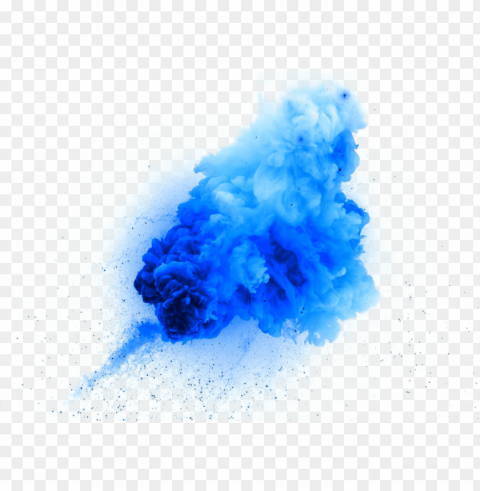 blue smoke effect Isolated Subject on HighQuality PNG