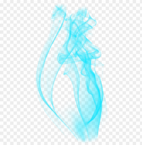 blue smoke - green and blue smoke Transparent Background PNG Isolated Design