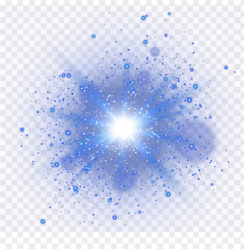 blue space splash effect light clipart bright Isolated Item with Clear Background PNG