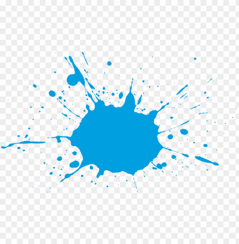 blue splat - color splash blue PNG Graphic Isolated with Clarity