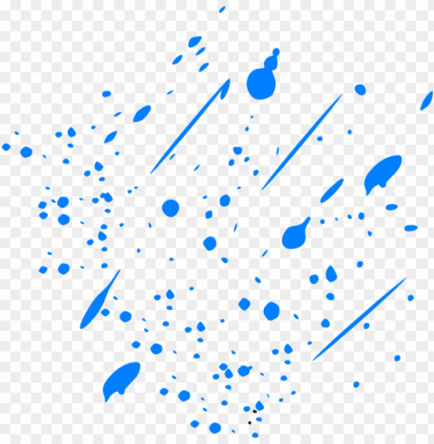 blue splitter splatter clip art at clker - blue paint splatters Isolated PNG Graphic with Transparency