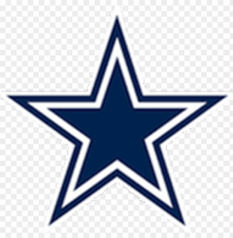 blue star cowboys - dallas cowboys logo background Isolated Subject in Transparent PNG