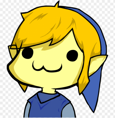 blue toon link fan art Transparent Background Isolation in PNG Image