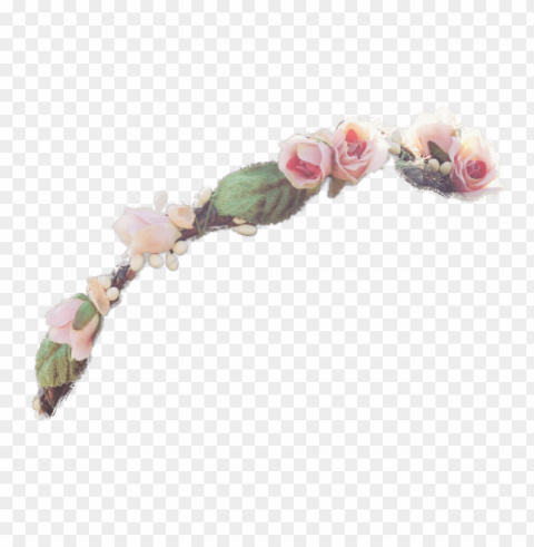 blue transparent flower crown PNG Image Isolated with Transparency