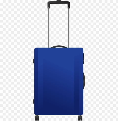 blue travel bag Isolated Icon in HighQuality Transparent PNG