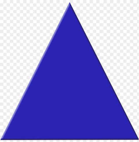 blue triangle image - blue triangle clipart PNG images no background