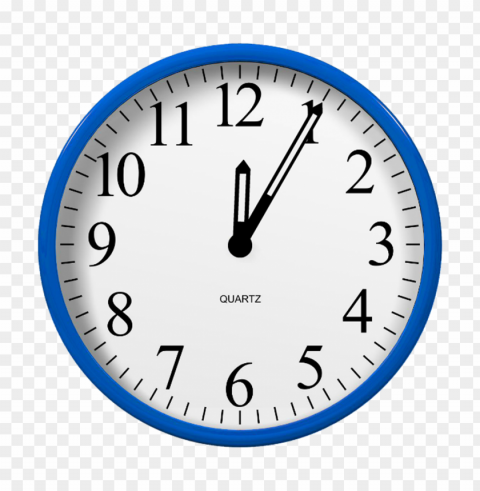 blue wall quartz clock free Isolated Object in HighQuality Transparent PNG