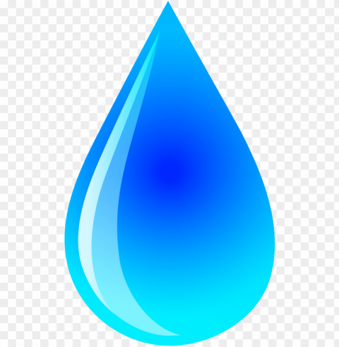 blue water droplet logo - raindrop clipart PNG clip art transparent background