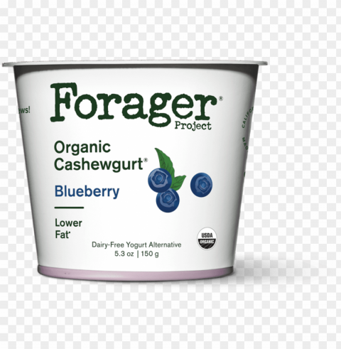 blueberry cashewgurt Transparent PNG Isolated Object Design