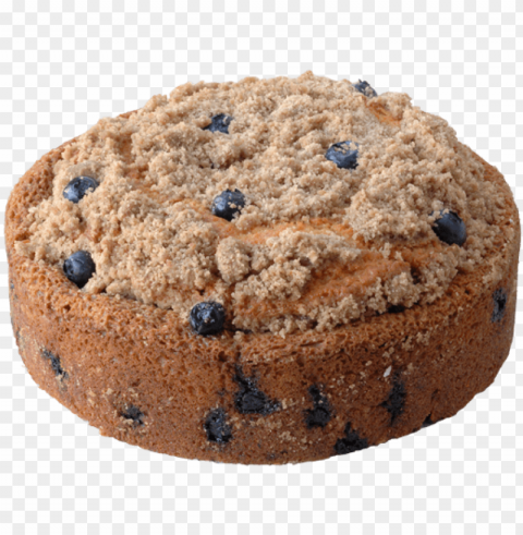 blueberry coffee cake - coffee cake Isolated Element with Clear Background PNG