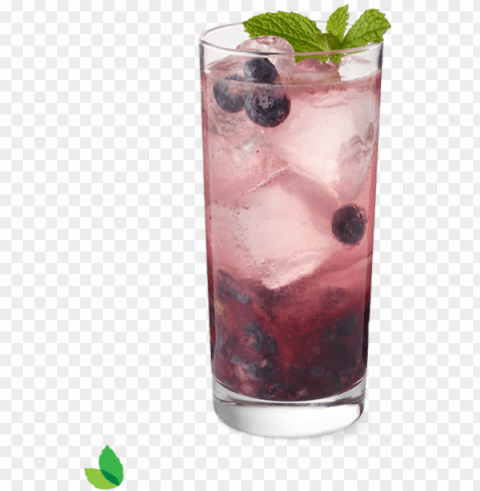 blueberry mojito Isolated Graphic with Transparent Background PNG