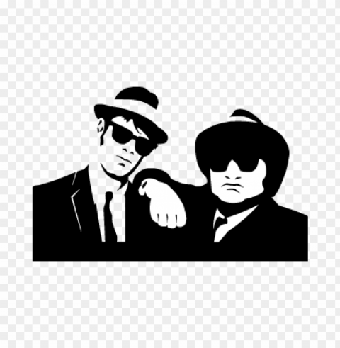 blues brothers bn vector logo PNG graphics with clear alpha channel