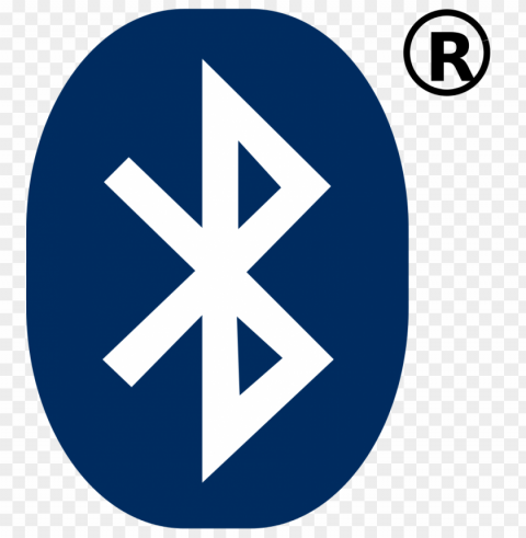 bluetooth logo background Isolated Item on Clear Transparent PNG