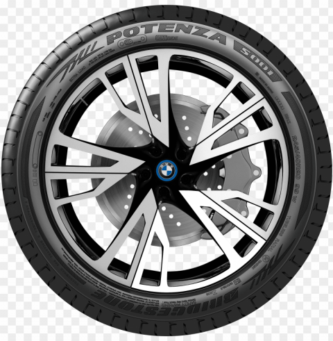 bmw i8 wheels Isolated Subject in Clear Transparent PNG