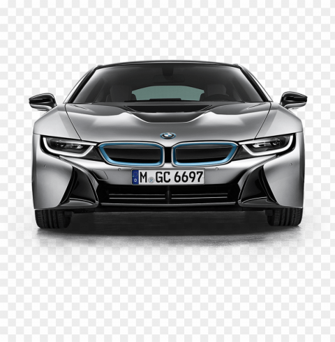 bmw sport car front view PNG transparency