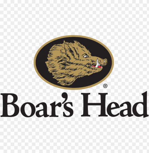 boar's head logo Clear Background Isolated PNG Icon