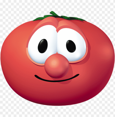 Bob The Tomato - Veggie Tales God Made You Isolated Design Element In Clear Transparent PNG