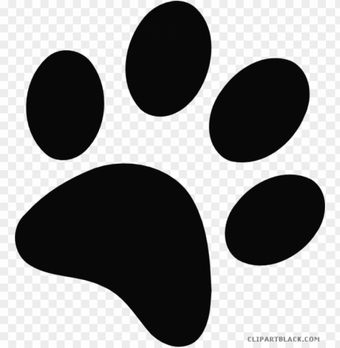 bobcat paw print clipartblack com black - panther paw royal blue Free PNG images with alpha transparency