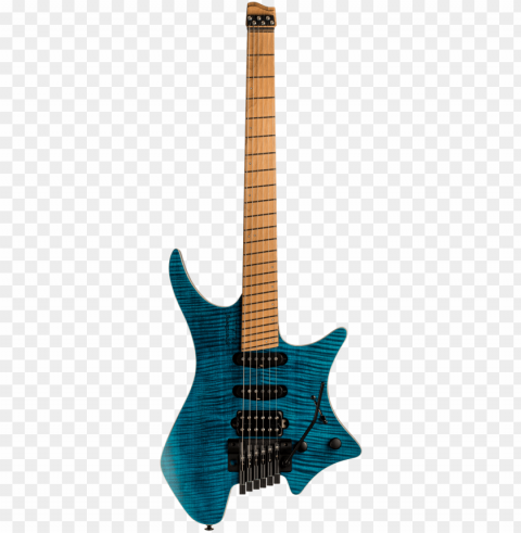 boden standard 6-string guitar tremolo maple flame - strandberg boden classic 6 Clean Background Isolated PNG Design