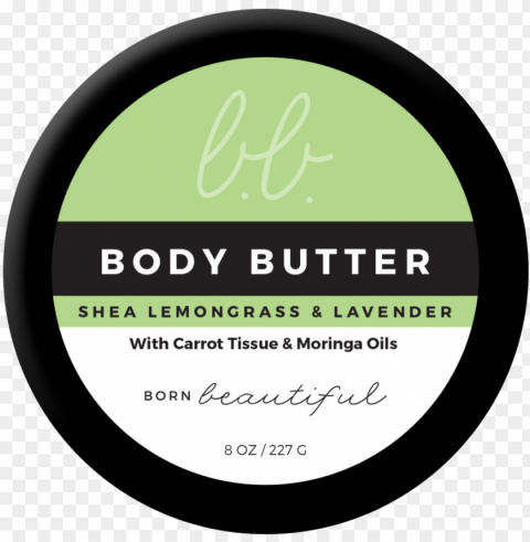 body butter shea lemongrass & lavender - portable network graphics Isolated Element in Transparent PNG