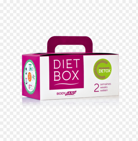 bodysano detox diet box PNG images with alpha transparency layer