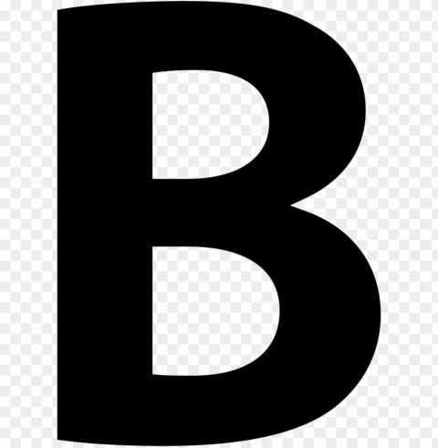 bold button letter b symbol svg icon free download - bold ico Transparent PNG Isolation of Item