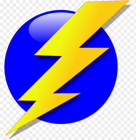 bolt lightning electricity - lightning bolt clipart Isolated Artwork on Transparent Background PNG