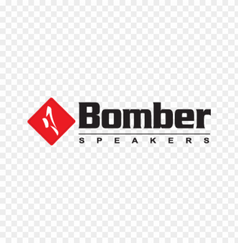 bomber speakers logo vector free download Clear Background Isolated PNG Graphic