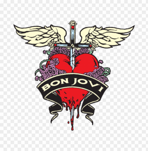 bon jovi brasão logo vector free Isolated Artwork in Transparent PNG Format