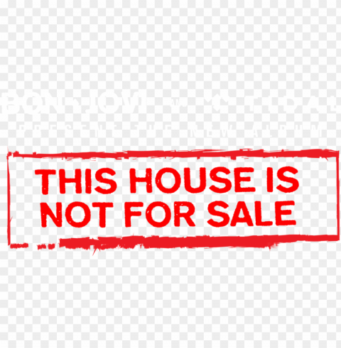 bon jovi this house is not for sale tour logo HighQuality Transparent PNG Isolated Artwork