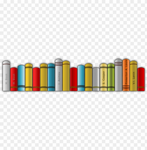 book-783394 1280 - books on a shelf clipart Transparent Background PNG Isolated Item