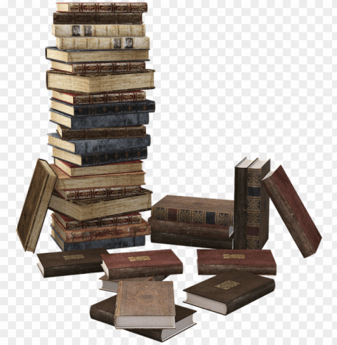 book book stack stacked books literature read - book stack Isolated Graphic with Transparent Background PNG