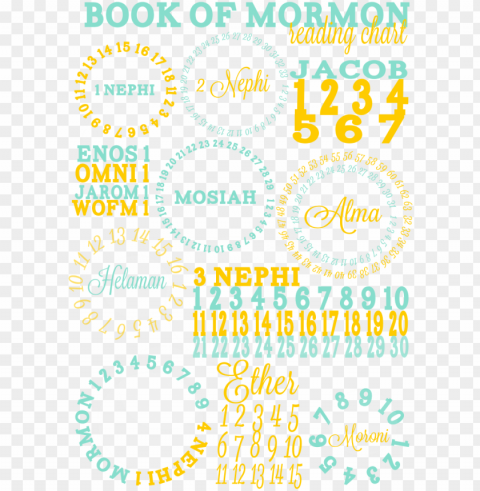 book of mormon reading chart - book of mormon reading chart young womens PNG transparent elements complete package