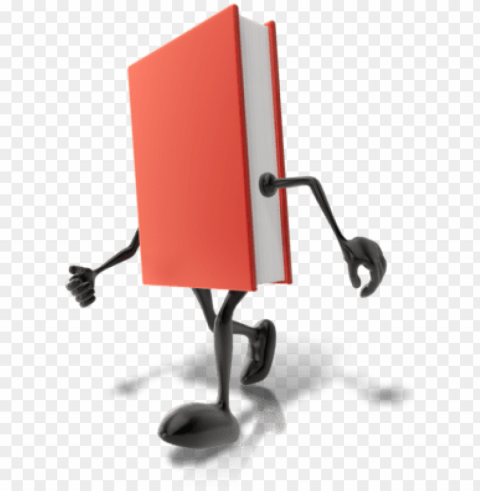 Book With Legs Walking PNG Clipart With Transparent Background