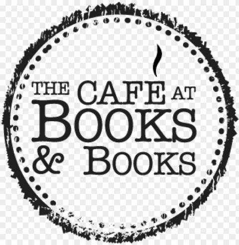 books & books - cafe at books and books logo Transparent background PNG clipart